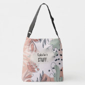 Boho Chic Abstracte patroonnaam Crossbody Tas (Achterkant)