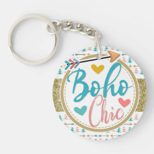Boho Chic Arrows Girly Romantic Shabby Sleutelhanger