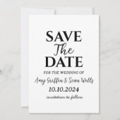 boho chic automne moderne enregistrer les cartes d (Dos)