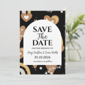 boho chic automne moderne enregistrer les cartes d (Debout devant)