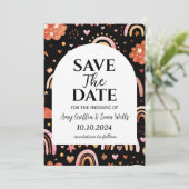 boho chic automne moderne enregistrer les cartes d (Debout devant)