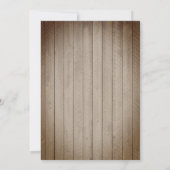 Boho Chic baby shower uitnodiging (Achterkant)