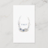 Boho Chic Beach Nautische bruiloft QR Gift Registr Informatiekaartje (Achterkant)