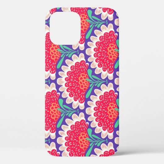 Boho Chic Bloemen  Print. Case-Mate iPhone Case (Achterkant)
