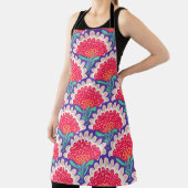 Boho Chic Bloemen Print. Schort (Insitu)