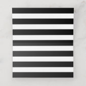 Boho Chic Bloemen Tafelnummer Zitplaatsnaam (Binnenkant ongevouwen)