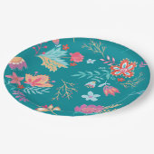  Boho Chic Bloemen Verjaardag Papier Bord (Gekanteld)