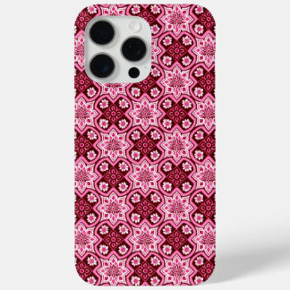  Boho Chic Bloemenpatroon iPhone 15 Pro Max Hoesje