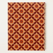 Boho Chic Bloemenpatroon Planner (Achterkant)