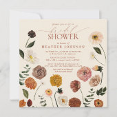 Boho Chic bloementerracotta modern Vrijgezellenfee Kaart (Voorkant)