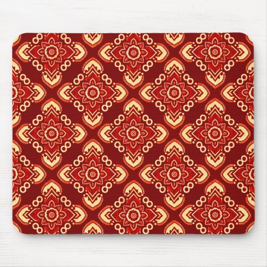 Boho Chic Bloempatroon Muismat (Voorkant)