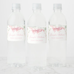 Boho chic boog baby meisje douche waterfles labels waterfles etiket