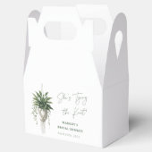 Boho Chic Botanische "Trouw met me" Bruidsmeisjesf Bedankdoosjes (Geopend)