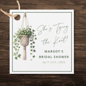Boho Chic Botanische "Trouw met me" Bruidsmeisjesu Bedankjes Labels