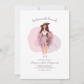 Boho Chic Bridesmaitres Brunch Invitation (Devant)