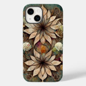 Boho chic coque iphone de mandala floral (Verso)