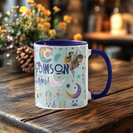 Boho Chic Custom Mok met hemelse motieven