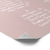 Boho Chic Dusty Rose rose tableau de siège (Coin)