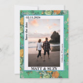 Boho Chic Elegante Bloemmotieven Kaart (Voorkant)