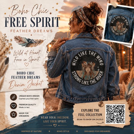 Boho Chic Esprit Libre Rêves de Plumes