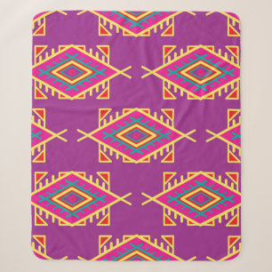 Boho Chic: Etnaadloos Ornament Sherpa Deken