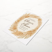 Boho Chic Faire-part de mariage - Pampas Grass & P (Rotation)