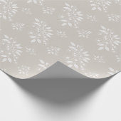 Boho Chic Floral Patroon Esthetisch Cadeaupapier (Hoek)