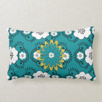 Boho Chic Flower Love Lancer Oreiller