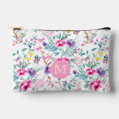 Boho Chic Flowers & Butterflies Monogramed Etui (Voorkant)