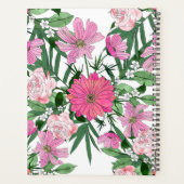 Boho chic garden floral design planner (Achterkant)