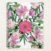 Boho chic garden floral design planner (Voorkant)
