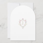 Boho Chic Garden Wildflowers Spring Summer Wedding Kaart (Achterkant)