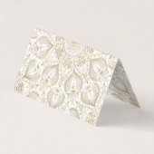 Boho Chic Gold mandala-ontwerp Visitekaartjes (Achterkant)