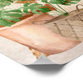 Boho Chic Home Scene Bohemian Definition Poster (Hoek)