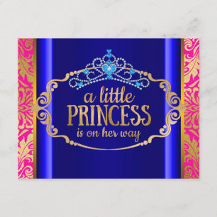 Boho Chic Indische Prinses Baby Shower Kaart