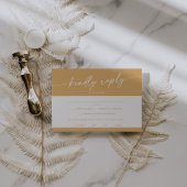 Boho Chic Jaune Marigold Menu Choix Mariage