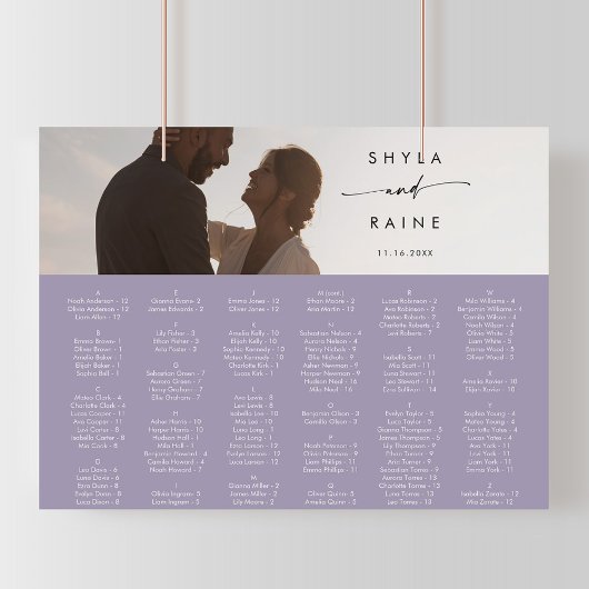 Boho Chic Lavande violet tableau de siège