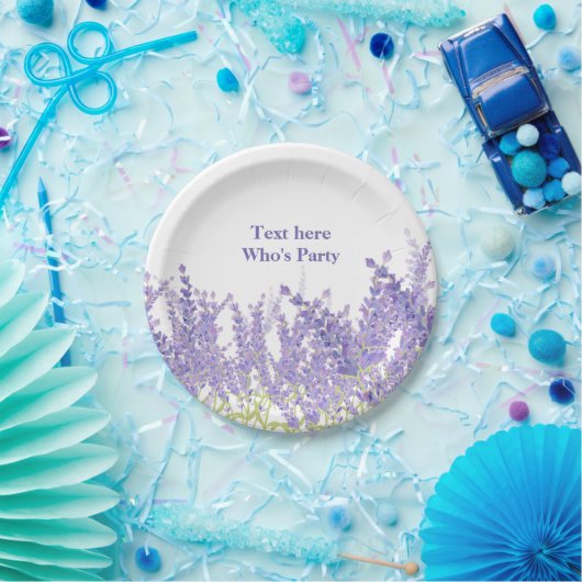 boho chic, lavendel aquarel Papier Bord (Feest)