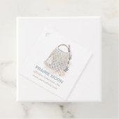 Boho Chic Macrame Waterverf Bag Cadeau Labels (In situ)