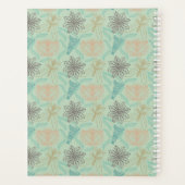 Boho-Chic Mint Floral Blossom Motif (Dos)