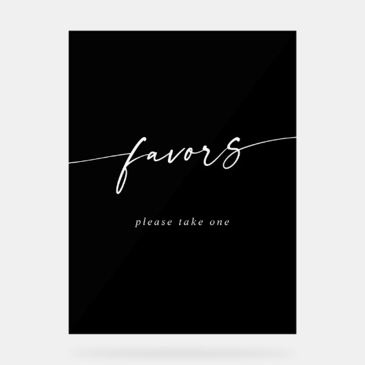 Boho Chic Moderne COULEUR ÉDITABLE Mariage Faveurs (Recto)