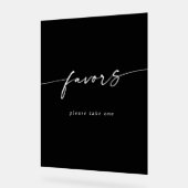 Boho Chic Moderne COULEUR ÉDITABLE Mariage Faveurs (Angle)