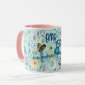 Boho chic moons and lanterns in turquoise and gold mok (Voorkant links)