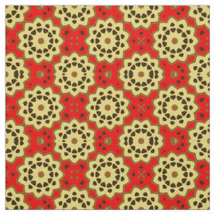 Boho Chic Mosaic Geometric Pattern Stof
