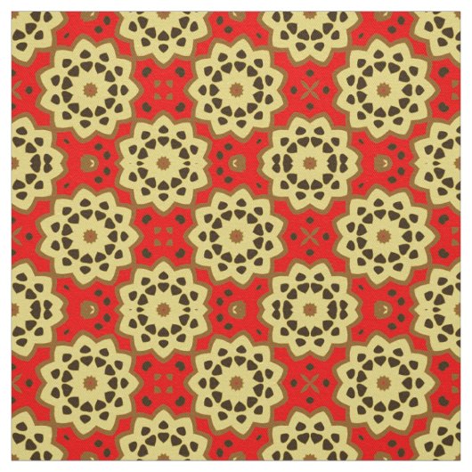  Boho Chic Mosaic Geometric Pattern Stof (Swatch)