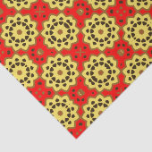 Boho Chic Mosaic Geometric Pattern Tissuepapier (Detail)