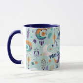 Boho Chic Mug sur mesure avec motifs célestes (Gauche)
