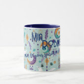 Boho Chic Mug sur mesure avec motifs célestes (Centre)