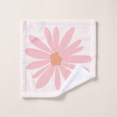 BOHO Chic Nom Monogramme Pastel Minimalist (Gant de toilette)