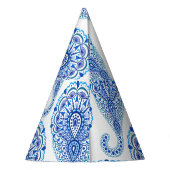 Boho Chic Paisley Naadloos Oriental Feesthoedjes (Achterkant)